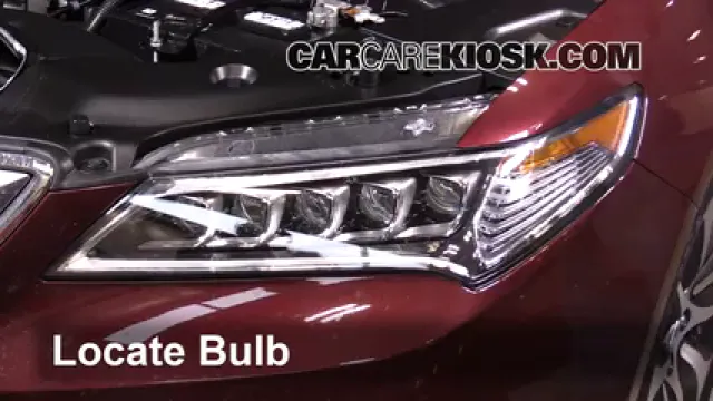 2015 Acura TLX 2.4L 4 Cyl. Éclairage Feu clignotant avant (remplacer l'ampoule)